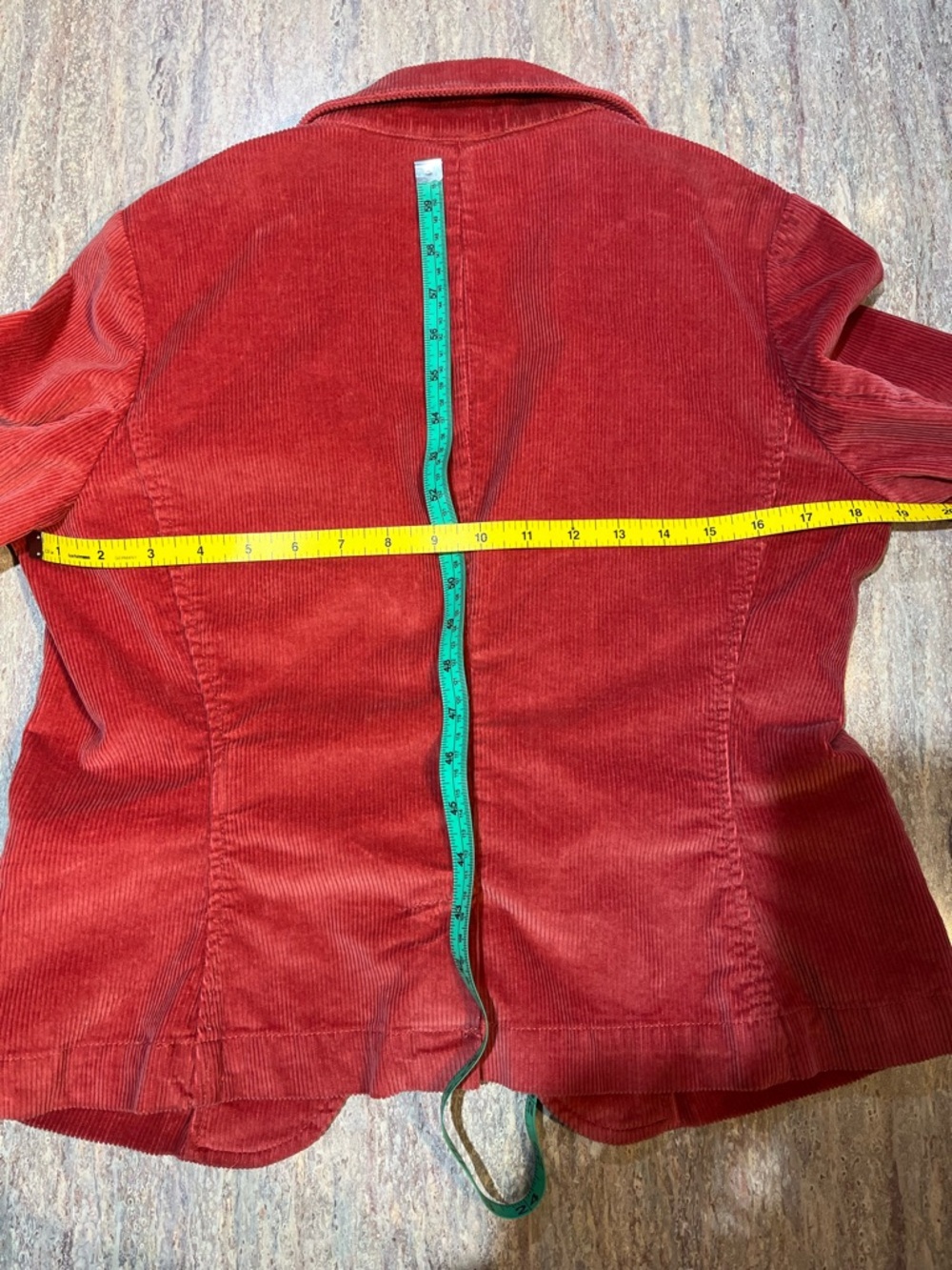 Talbots Raspberry Corduroy Cotton short shaped Jacket 10P - Picture 8 of 12